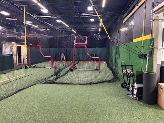 Batting cage 3 at Earned Run Training Academy