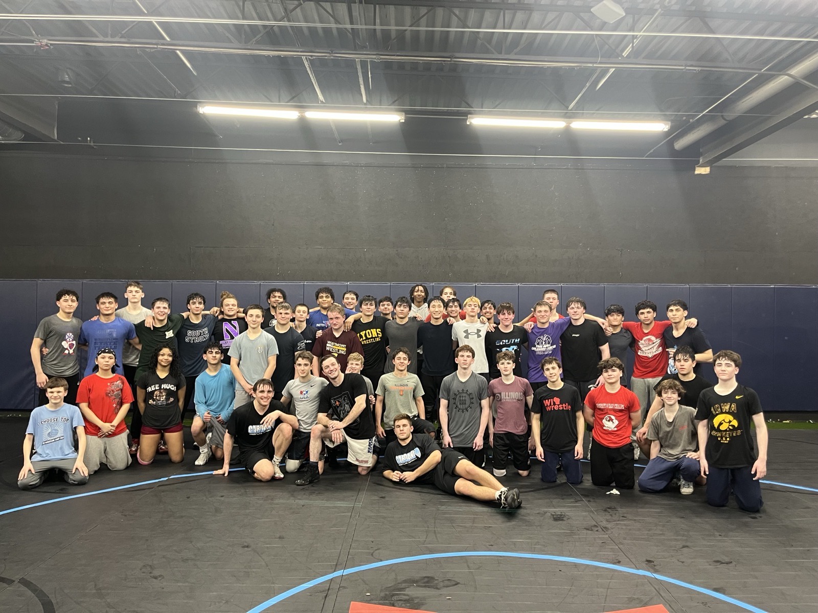 Wrestling training at Earned Run Training Academy
